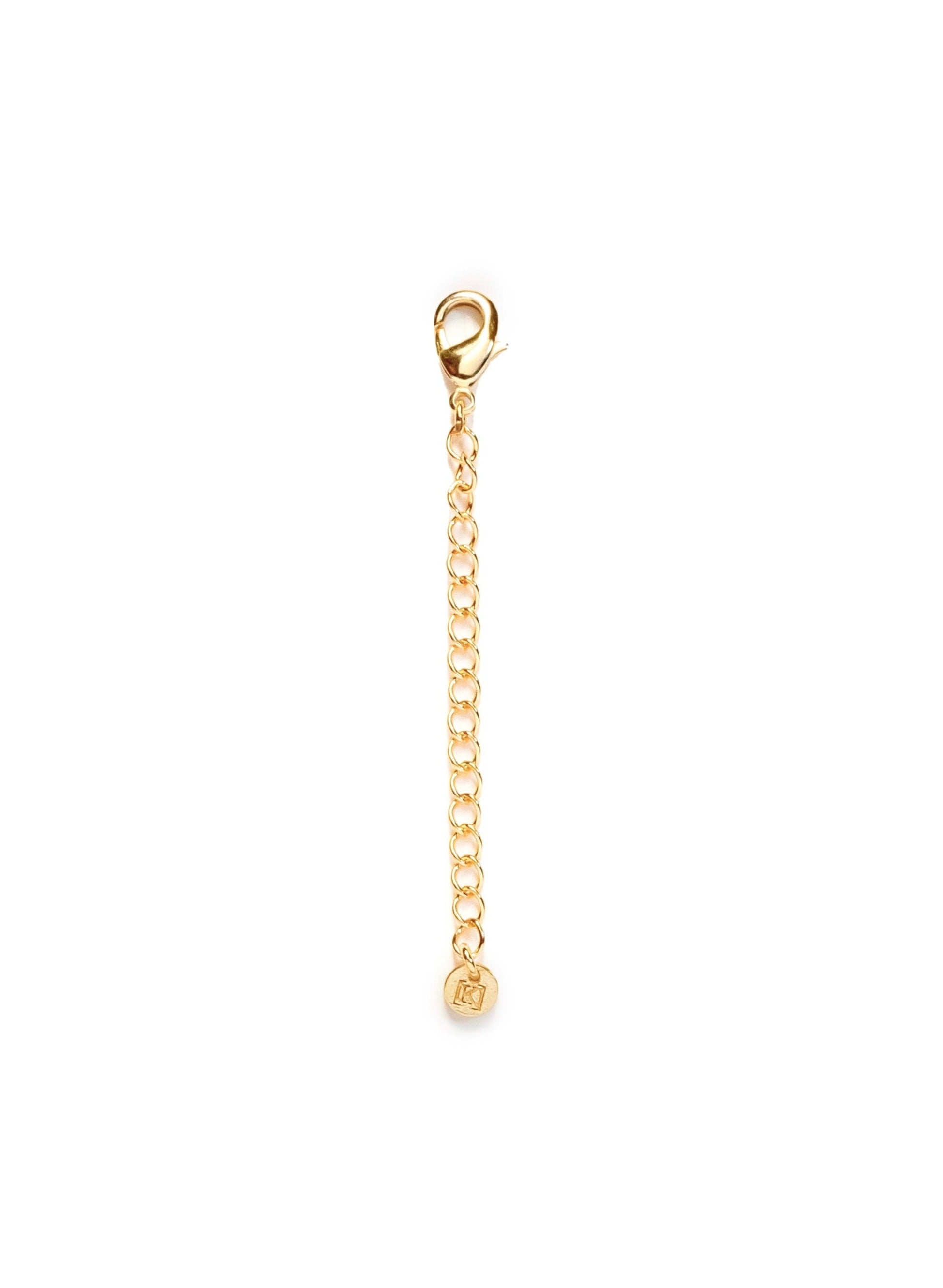  14K Gold Necklace Extenders 925 Sterling Silver Chain