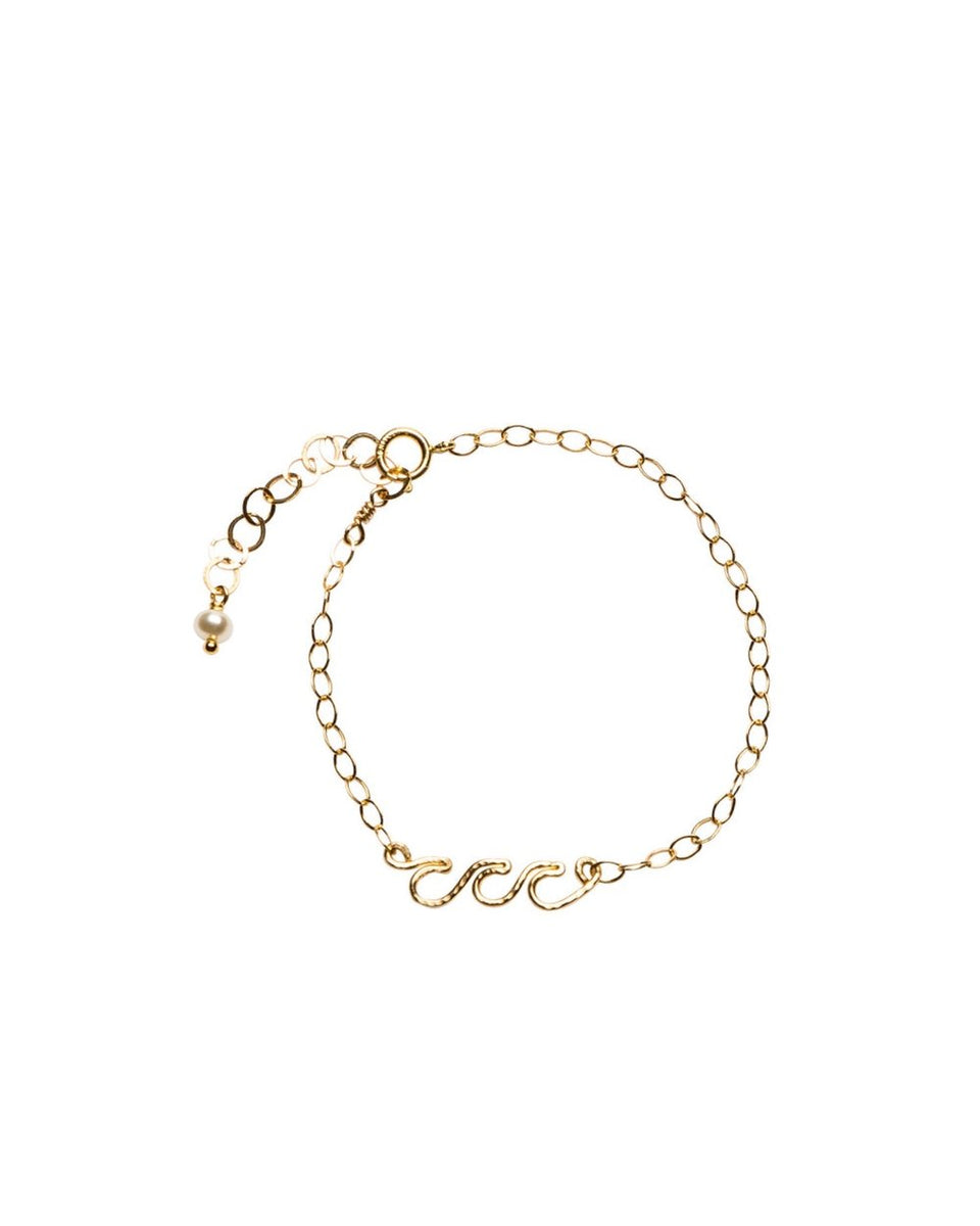 Triple Gold Chain Bracelet Set– ke aloha jewelry