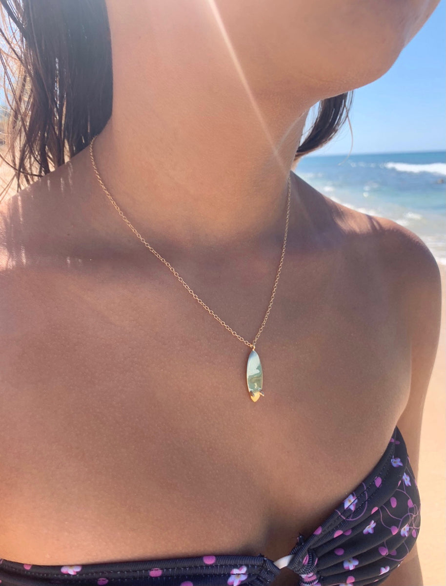 Kailani Surfboard necklace