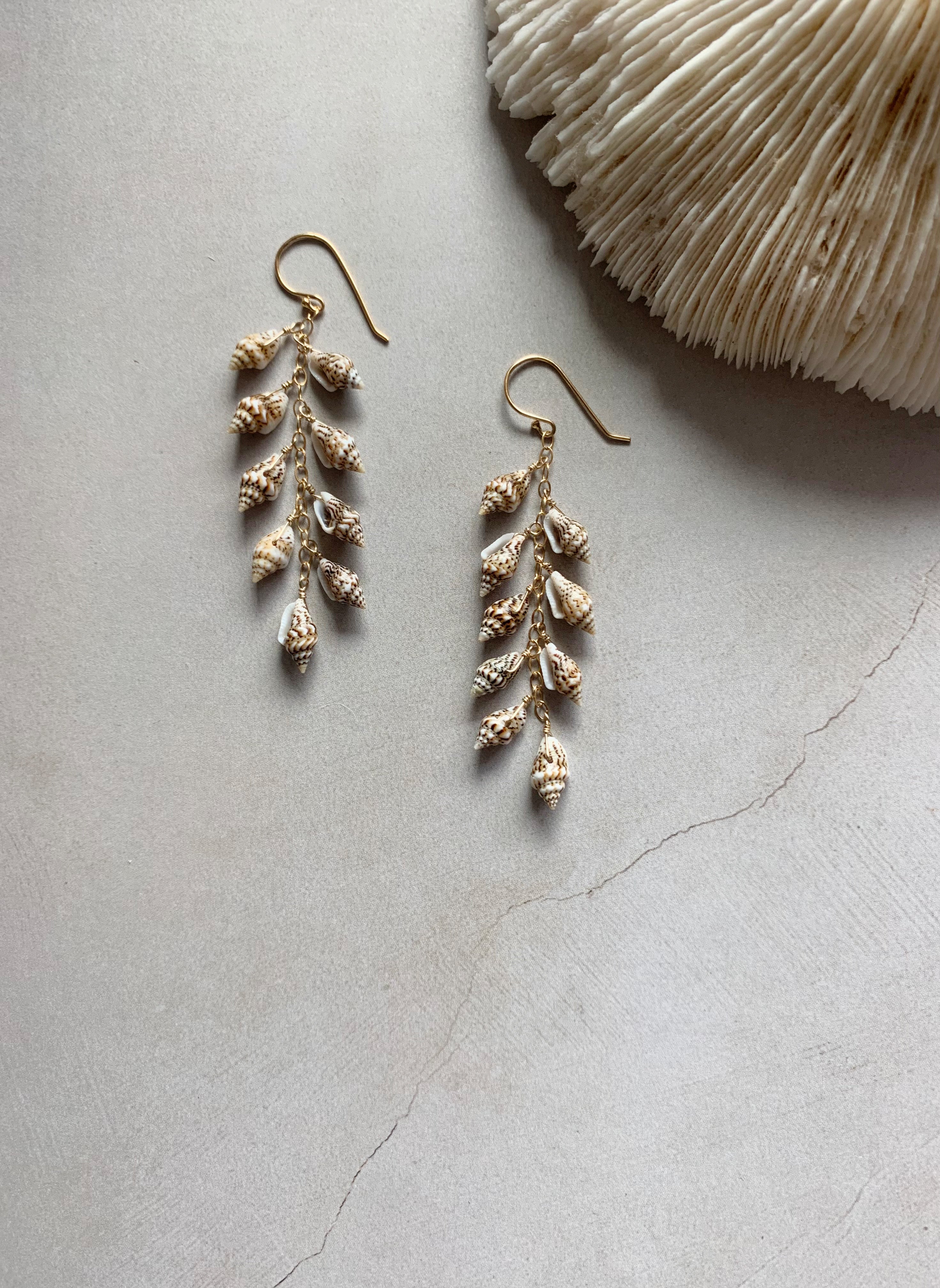 Long Signature Lei Drop earrings