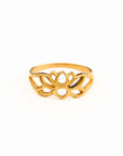 Diana Lotus 18K Gold Vermeil Ring