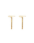 Soho Vertical Organic Bar earrings